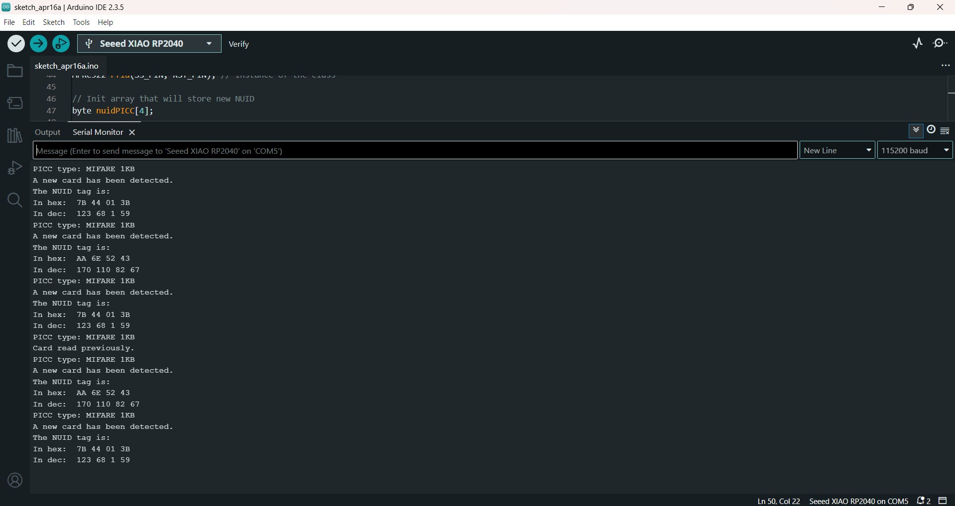 Serial Monitor